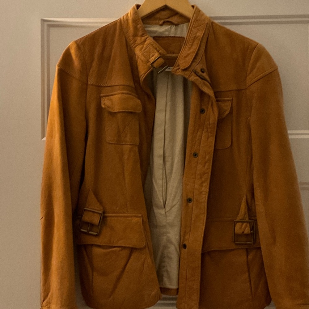 Banana Republic Tan Military Field Jacket